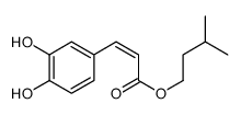 3-methylbutyl 3-(3,4-dihydroxyphenyl)prop-2-enoate Structure