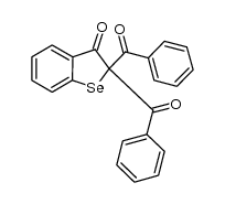 2,2-dibenzoylbenzo[b]selenophen-3(2H)-one Structure