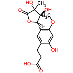 Secodihydro-hydramicromelin B结构式