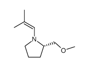 (S)-2-Methoxymethyl-1-(2-methyl-propenyl)-pyrrolidine Structure