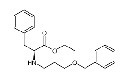 ethyl (3-(benzyloxy)propyl)-L-phenylalaninate结构式