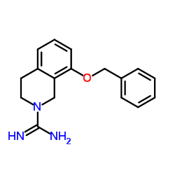 8-(Benzyloxy)-3,4-dihydro-2(1H)-isoquinolinecarboximidamide Structure