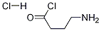 Butanoyl chloride, 4-aMino-, hydrochloride Structure