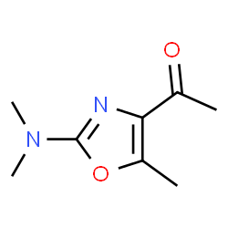 Ethanone, 1-[2-(dimethylamino)-5-methyl-4-oxazolyl]- (9CI) Structure