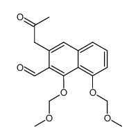 1,8-bis(methoxymethoxy)-3-(2-oxopropyl)-2-naphthaldehyde Structure