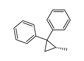 (R)-(-)-1-methyl-2,2-diphenylcyclopropane结构式