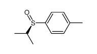 Isopropyl-p-tolylsulfoxid结构式