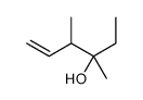 3,4-Dimethyl-5-hexen-3-ol结构式