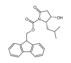 Fmoc-(4S,5S)-4-hydroxy-pyrrolidin-2-one structure