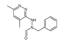 N-benzyl-N-[(4,6-dimethylpyridazin-3-yl)amino]formamide picture