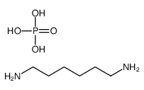 hexane-1,6-diamine,phosphoric acid Structure