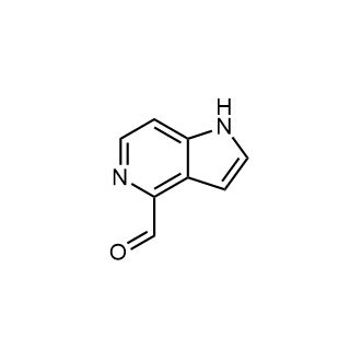 1H-pyrrolo[3,2-c]pyridine-4-carbaldehyde structure