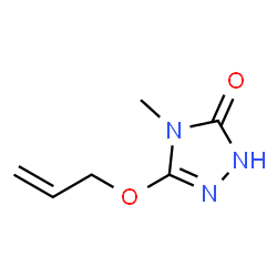 3H-1,2,4-Triazol-3-one,2,4-dihydro-4-methyl-5-(2-propenyloxy)-(9CI) Structure