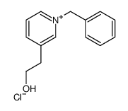 2-(1-benzylpyridin-1-ium-3-yl)ethanol,chloride Structure