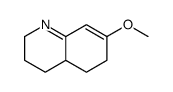 2,3,4,4a,5,6-Hexahydro-7-methoxyquinoline结构式