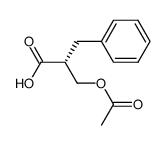 Benzenepropanoic acid,-alpha--[(acetyloxy)methyl]-, (-alpha-R)- (9CI)结构式