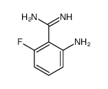 Benzenecarboximidamide, 2-amino-6-fluoro- (9CI) Structure