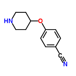 4-(4-Piperidinyloxy)benzonitrile structure