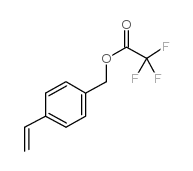 三氟乙酸-4-乙烯基苄酯结构式