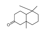 (4aR,8aS)-5,5,8a-trimethyl-3,4,4a,6,7,8-hexahydro-1H-naphthalen-2-one Structure