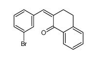 2-[(3-bromophenyl)methylidene]-3,4-dihydronaphthalen-1-one结构式