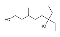 6-ethyl-3-methyloctane-1,6-diol Structure