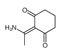 2-(1-aminoethylidene)cyclohexane-1,3-dione Structure