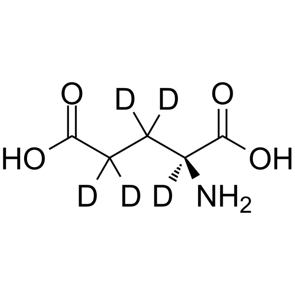 L-Glutamic acid-d5 structure