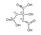 Citric acid-C Structure