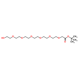 Hydroxy-PEG6-CH2-Boc结构式