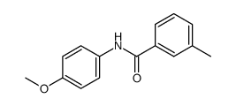 N-(4-methoxyphenyl)-3-methylbenzamide结构式