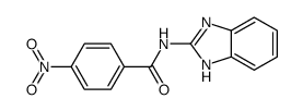 N-(1H-benzoimidazol-2-yl)-4-nitro-benzamide Structure