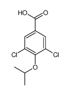 3,5-Dichloro-4-isopropoxybenzoic acid结构式