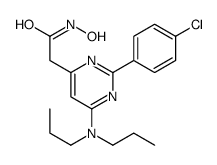 2-[2-(4-chlorophenyl)-6-(dipropylamino)pyrimidin-4-yl]-N-hydroxyacetamide Structure