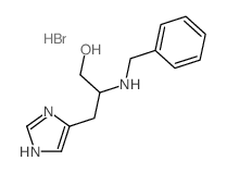 1H-Imidazole-5-propanol,b-[(phenylmethyl)amino]-,hydrobromide (1:2)结构式