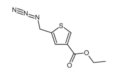 ethyl 5-(azidomethyl)thiophene-3-carboxylate Structure