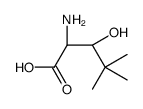 (2R,3S)-2-amino-3-hydroxy-4,4-dimethylpentanoic acid结构式