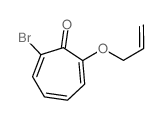 2-bromo-7-prop-2-enoxy-cyclohepta-2,4,6-trien-1-one Structure