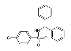 N-benzhydryl-4-chlorobenzenesulfonamide Structure