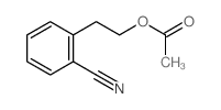 Benzonitrile,2-[2-(acetyloxy)ethyl]-结构式