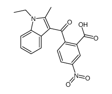 2-(1-ethyl-2-methylindole-3-carbonyl)-5-nitrobenzoic acid Structure