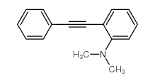 DIMETHYL-(2-PHENYLETHYNYL-PHENYL)-AMINE structure