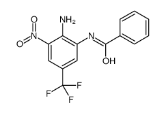 N-[2-amino-3-nitro-5-(trifluoromethyl)phenyl]benzamide结构式