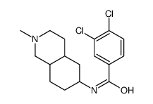 3,4-dichloro-N-(2-methyl-3,4,4a,5,6,7,8,8a-octahydro-1H-isoquinolin-6-yl)benzamide Structure