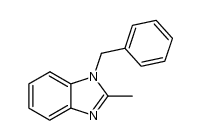 1-benzyl-2-methyl-1H-benzo[d]imidazole结构式