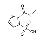 2-(methoxycarbonyl)thiophene-3-sulfonic acid Structure