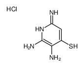 2,3,6-triamino-1H-pyridine-4-thione,hydrochloride Structure