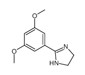 2-(3,5-dimethoxyphenyl)-4,5-dihydro-1H-imidazole结构式