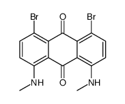 1,8-dibromo-4,5-bis(methylamino)anthracene-9,10-dione Structure