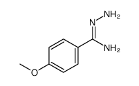 N'-amino-4-methoxybenzenecarboximidamide Structure